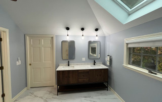 beautiful-remodeled-bathroom by Bernier Remodeling in Milford CT